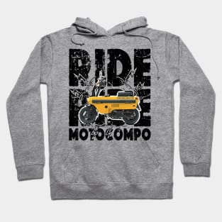 Vintage - 80s compact folding motorcycle Hoodie